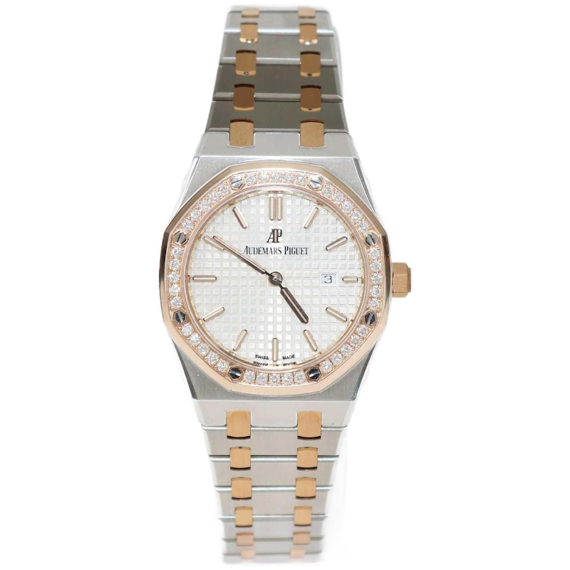 Audemars Piguet Royal Oak – Bicolore avec Lunette Sertie de Diamants