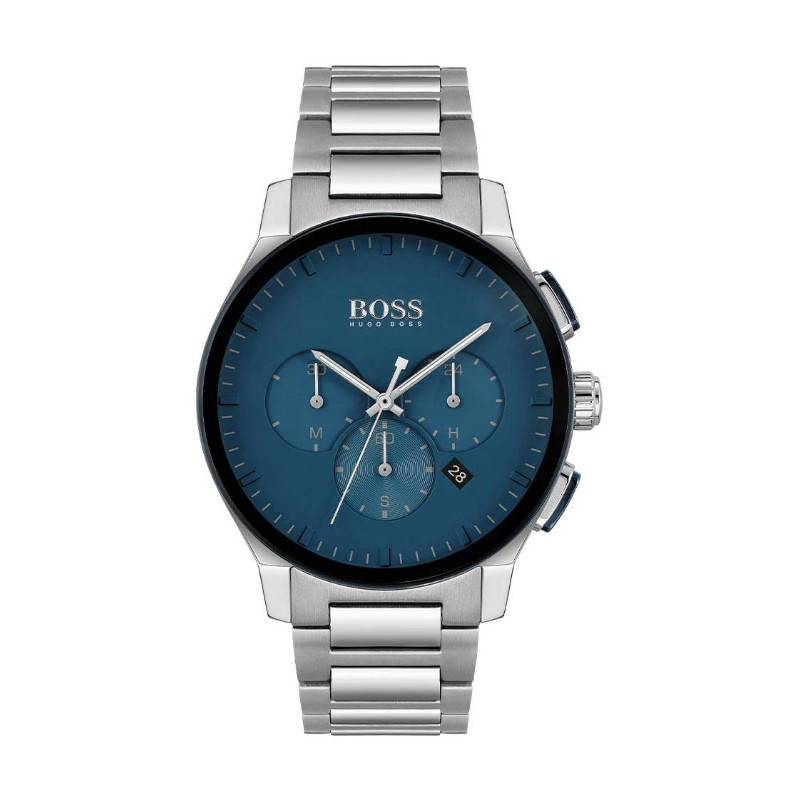 Hugo Boss Chronographe Bleu Acier