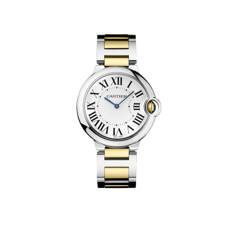 Cartier Ballon Bleu 28mm Acier et Or Jaune