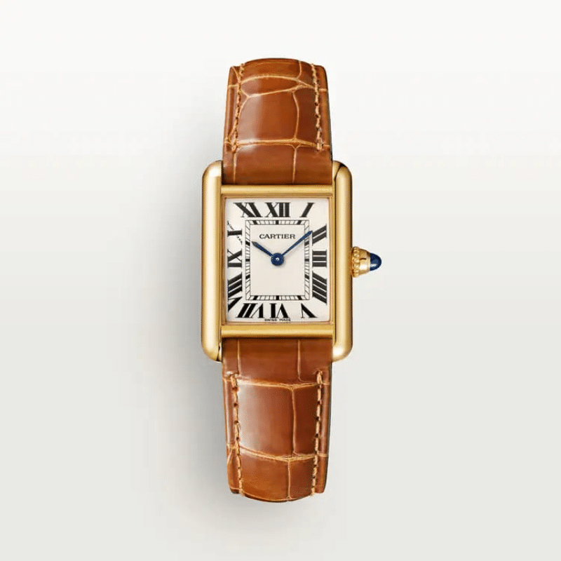 Cartier Tank Louis – Gold ceinture Brun
