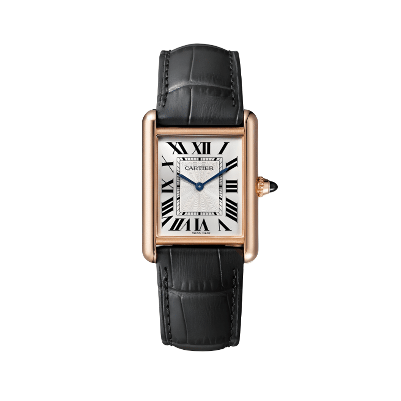 Cartier Tank Louis – Rose Gold ceinture Noir