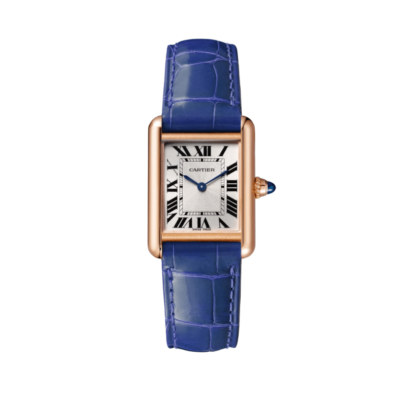 Cartier Tank Louis – Rose Gold ceinture Bleue