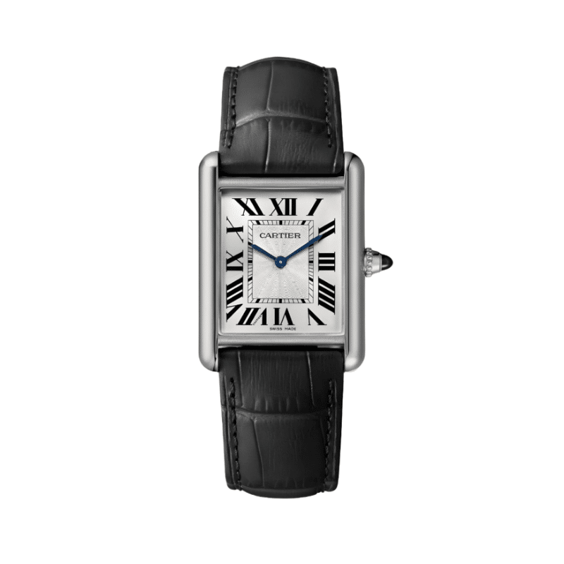 Cartier Tank Must – Silver ceinture Noir